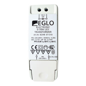 EGLO Transformátor 92348 11,5V 0-40W LED, 0-70W halogen