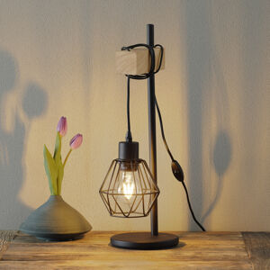 EGLO Townshend 5 stolní lampa s klecovým stínidlem