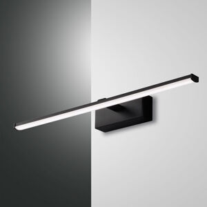 Fabas Luce LED nástěnné světlo Nala, černé, šířka 50 cm