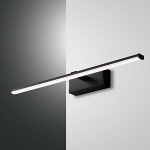 Fabas Luce LED nástěnné světlo Nala, černé, šířka 50 cm