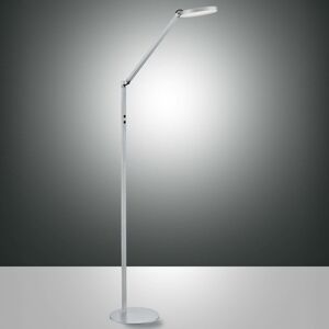 Fabas Luce LED stojací lampa Regina, 1 zdroj, hliník