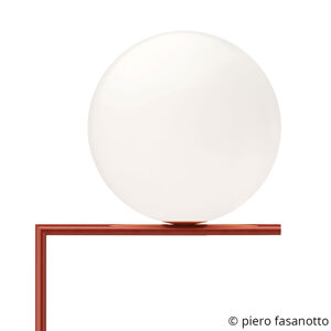 FLOS FLOS IC F2 stojací lampa červená Ø 30 cm