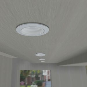 Fumagalli LED downlight Teresa 90, GU10, CCT, 6 W, bílá