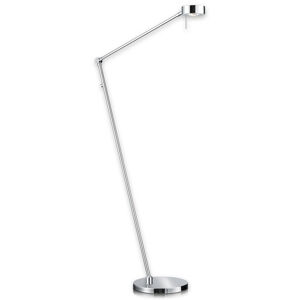 Knapstein Tenká stojací lampa LED Elegance 3 klouby chrom