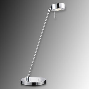 Knapstein Dvoukloubová stolní lampa LED Elegance, chrom