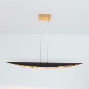 J. Holländer LED závěsné světlo Chiasso, černo-hnědá/zlatá