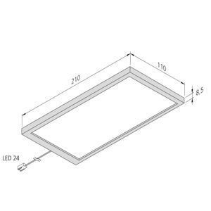 Hera LED podhledové světlo Sky sada 3ks 3000 K nerez