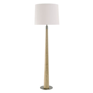 HerzBlut HerzBlut Conico stojací lampa, bílá, dub přírodní