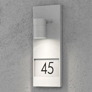 Konstsmide Modena 7655, osvětlení domovního čísla, šedé