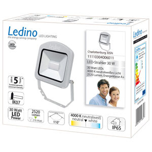 Ledino LED venkovní reflektor Charlottenburg 30W 4 000 K