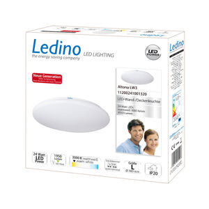 Ledino LED stropní světlo Altona LW3 teplá bílá Ø 38,5 cm