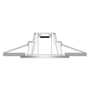 Ledino LED podhledové svítidlo Holstein IP65, 116°, ocel