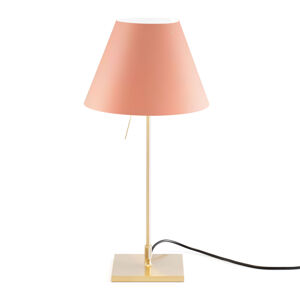 Luceplan Luceplan Costanzina stolní lampa mosaz růžová