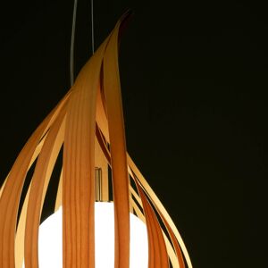 LZF LamPS LZF Raindrop medium závěsné světlo, třešeň