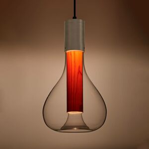 LZF LamPS LZF Eris LED závěsné světlo sklo hliník/třešeň