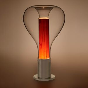 LZF LamPS LZF Eris LED stolní lampa Glas hliník/třešeň