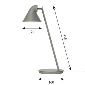 Louis Poulsen Louis Poulsen NJP Mini LED stolní lampa taupe