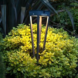 Les Jardins LED solární svítilna Tinka, 52 cm vysoká, šedá