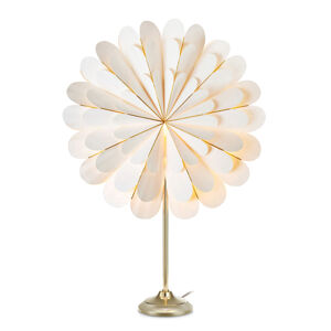 Markslöjd Dekorační hvězda Marigold stolní lampa, bílá/mosaz