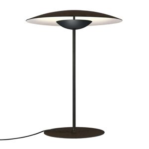 Marset MARSET Ginger M LED stolní lampa Ø42cm wenge/bílá