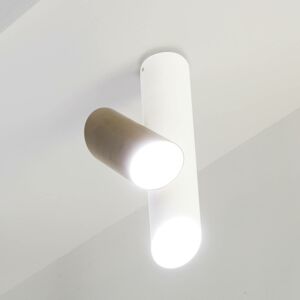 NEMO Nemo Tubes LED stropní světlo dva zdroje bílá/šedá