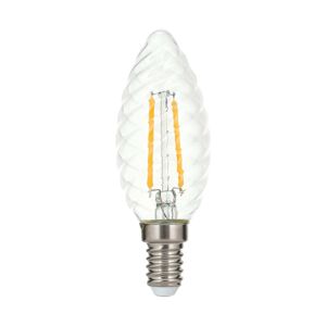 Orion LED žárovka-svíčka E14 3W 2700K filament kroucená