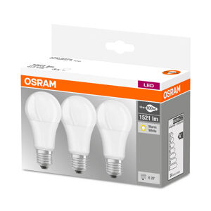 OSRAM Žárovka LED E27 14W, teplá bílá, sada 3ks