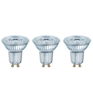 OSRAM LED reflektor GU10 4,3W, univerzální bílá,sada 3ks