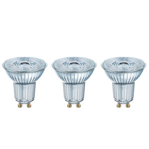 OSRAM LED reflektor GU10 4,3W, univerzální bílá,sada 3ks