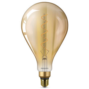 Philips E27 4,5W LED žárovka Giant, teplá bílá, zlatá