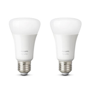 Philips Hue Philips Hue White 9W E27 LED žárovka, sada 2ks