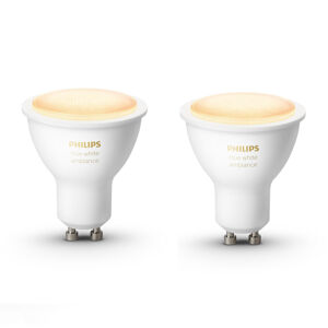 Philips Hue Philips Hue White Ambiance 4,3W GU10 LED, sada 2ks