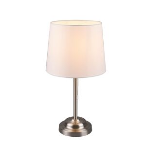 Lindby Lindby Alomira stolní lampa, 52 cm, nikl