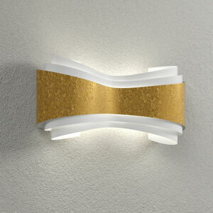Selene Designové nástěnné světlo Ionica, zlatý pás