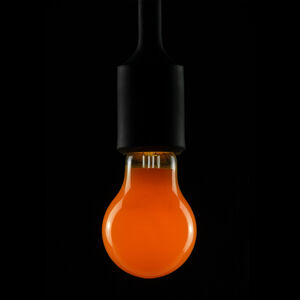 Segula LED žárovka, oranžová, E27, 2 W, stmívatelná