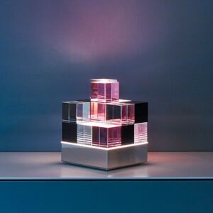 TECNOLUMEN TECNOLUMEN Cubelight Move stolní růžová/černá