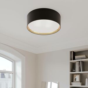 TK Lighting Stropní svítidlo Bilbao, černá/zlatá, Ø 60 cm