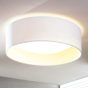 Lindby Stropní LED světlo Franka, bílé, 41,5 cm