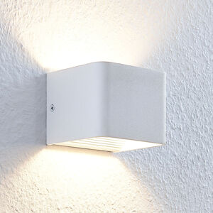 Lindby Nástěnné LED světlo Lonisa, bílé, 10 cm