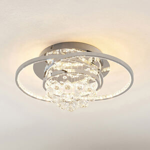 Lucande Lucande Keely LED stropní svítidlo Crystal, 44, cm