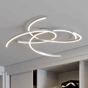 Lindby Lindby Katris LED stropní světlo, 73 cm, hliník