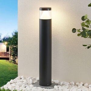Lucande LED sloupkové svítidlo Darja, šedý hliník, 100cm