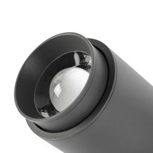 FARO BARCELONA LED venkovní nástěnný projektor Plom, tmavě šedá