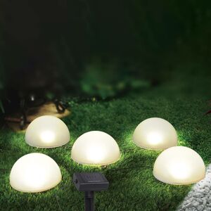 Globo LED solární světelný řetěz 33980, pět zdrojů, bílá