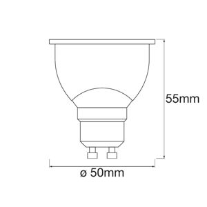 LEDVANCE SMART+ LEDVANCE SMART+ WiFi GU10 reflektor 5W 45° 2 700K