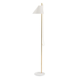 Louis Poulsen Louis Poulsen stojací lampa Yuh Brass, bílá