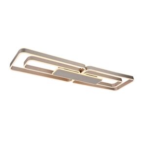 Lucande Lucande Kadira LED stropní světlo 120 cm nikl