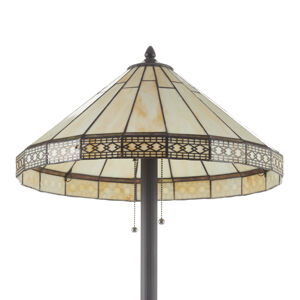 Clayre&Eef Podle Tiffany ztvárněná stojací lampa Bradley