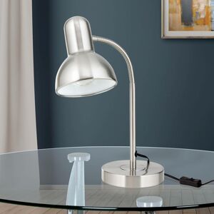 Orion Stolní lampa Nemo, flexibilní, nikl matný