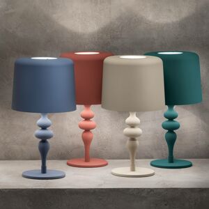 Masiero Stolní lampa Eva TL1 M, výška 53 cm betonová šedá